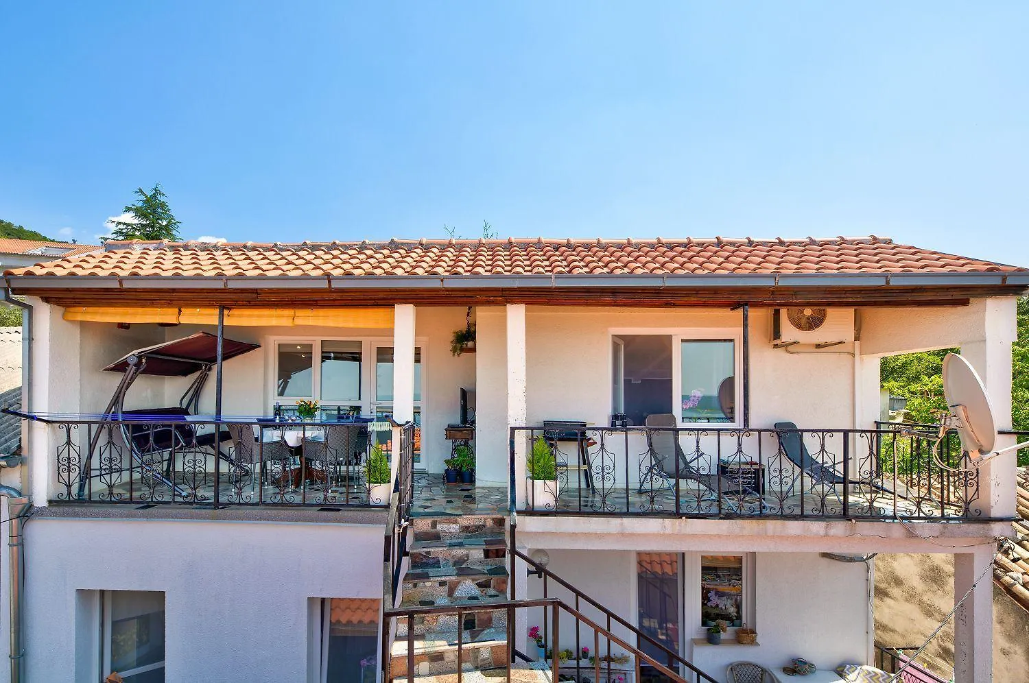 Beeindruckendes Apartment Nur 500 Meter Zum Strand Mit Meerblick, Flat-Screen Tv Auf Dem Balkon, Bbq Dramalj
