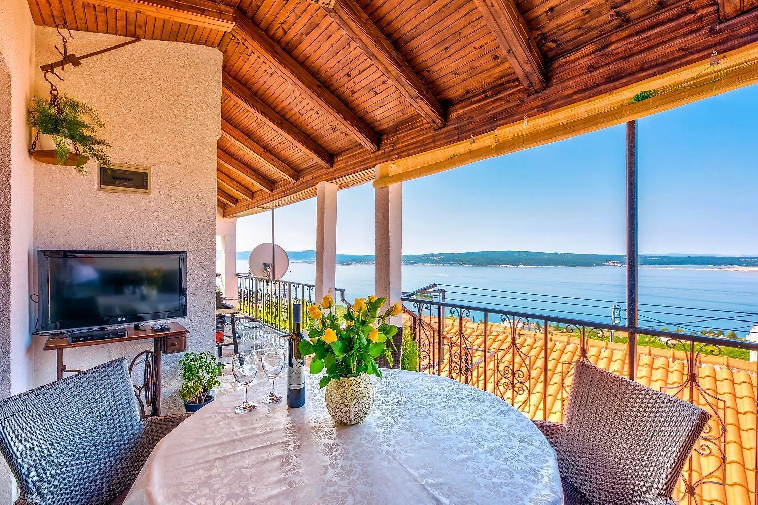 Beeindruckendes Apartment Nur 500 Meter Zum Strand Mit Meerblick, Flat-Screen Tv Auf Dem Balkon, Bbq Dramalj 0*,  Croatia